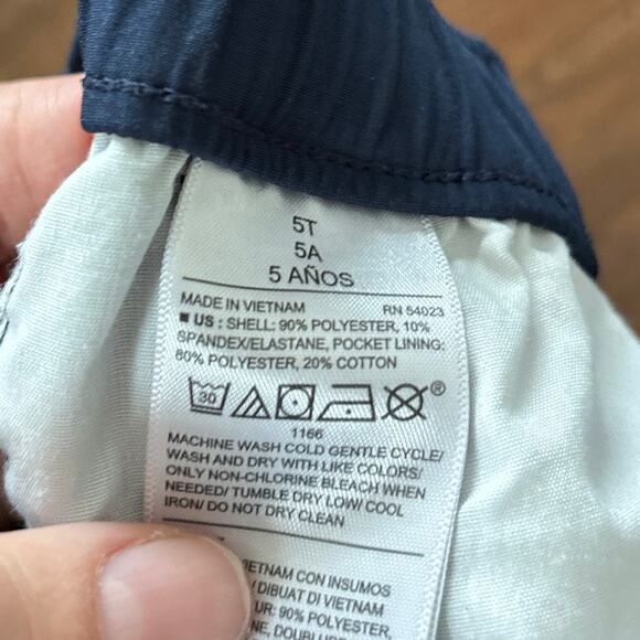 Old Navy Boys 5T Shorts Stretch Active Elastic Waist Navy Blue - Picture 3 of 4